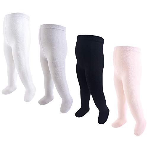 Leggings O Pantimedias Para Niña Con Patrón Trenzado - 85% Algodón, Talla 146-152, Sin Costuras, Para Diario O Baile